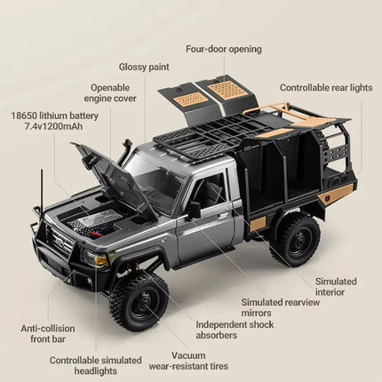 MN82 MN82PRO MN82S MN82T RC Car 1/12 4WD 2.4G Remote Control Car Climbing Off-road RC Crawler LED Light Truck RC Toys As Gift