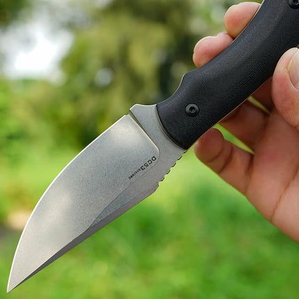 FORESAIL DC53 Steel Blade Knife G10 Handle Sharp Fixed Blade Camping Tactics Outdoor Fish Cutting Hunting ToolKitchenFruit Knife