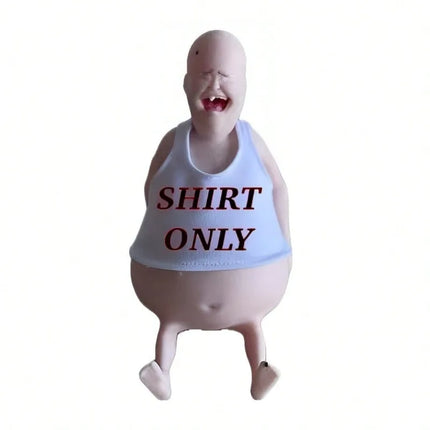 Weird & Cute Squishy Stress Relief Ball, Bizarre Adorable Fidget Toy, Unique Adult Squeeze Bald Old Man, Gag Gift Party Favor