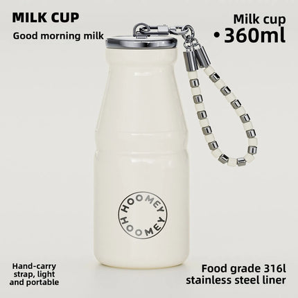 280/360ml Insulated Cup High Appearance Portable Pocket Coffee Mug For Women On-the-Go Water Bottle