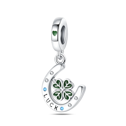 925 Sterling Silver Green Series Flower Tree Apple Pendant DIY Fine Beads Fit Original Charms Bracelet Women Jewelry Diy