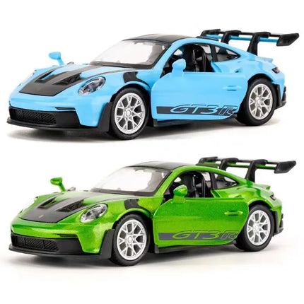 1/36 Porsche 911 GT3 RS Toy Car Model For Children RMZ CiTY Miniature Racing Free Wheels Pull Back Diecast Metal Collection Gift