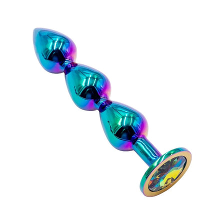 1pcs Metal Anal Plug  Gem Base Butt Plug Anal Massage Dilatancy Toys Adult Masturbation Sexual Wellness G-point massage