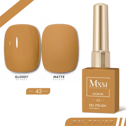 Mxsi Nails Polish 60 Colors Semi Permanent Nail Polish 15ml UV Lamp Nail Polish Hybrid Nail Art Salon Varnish Not Set