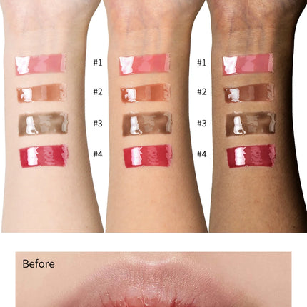 Lip Gloss Long-lasting Moisturizing Lipstick Transparent Color Lip Glaze Cosmetics Suitable For Phone Case 4 Colors For Phone C