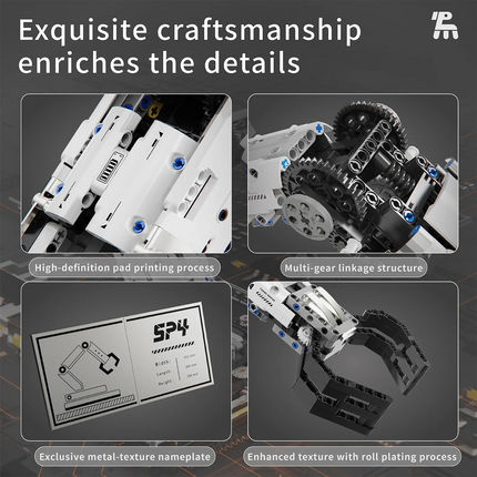 In-stock Electric Technology Programming Robot Arm Building Blocks Assembly Model Toy Boys' Christmas Gift Set