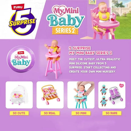 Zuru Surprise Doll Surprise Series 2 My Mini Babies Collection Capsule 5 Mystery Collection Toys Fashion Mini Surprise Box Toys