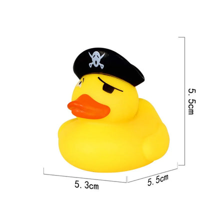 Toddler Baby Play Water Toys Little Yellow Duck Bath Toy Squeeze Sound Rubber Ducky Toys Kids Swimming Funny Toys