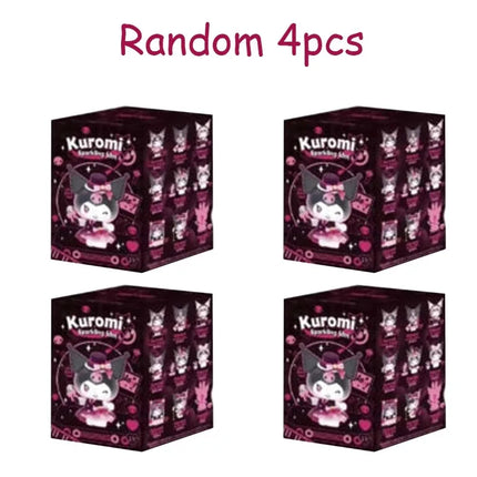 Sanrio Kuromi Sparkling Idol Series Blind Box Cute Anime Figure Mystery Box Kuromi Doll Collect Desktop Decor Surprise Gift Toys