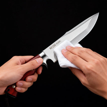 One High-end Kitchen Knife - A Japanese Stainless Steel Chef's Knife With A Knife Sheath And A Wooden Handle For Slicing Meat