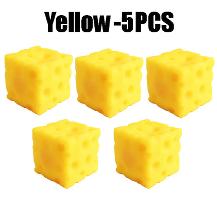 Squishy Square Cheese Squeeze Toys Slow Rebound Push Stress Relief Sensory Toy Soft Butter Cheese Fidget Toy Christmas Present