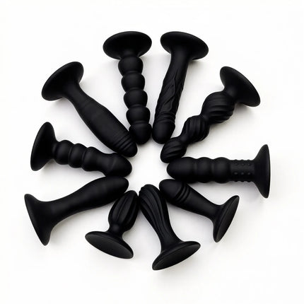 Silicone Base of Suction Cup Anal Plug Big Butt Plug Anal Erotic Sex Toys Pleasure Anal Stimulation Beads Adult Erotic Sex Toy