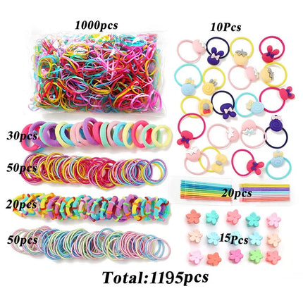 Kids Hair Bands Set / Lot Élastiques Cheveux