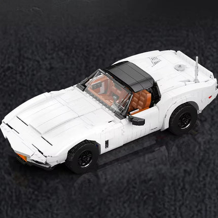 1347Pcs Technical C3 Vintage Car Building Block Assembly Oldtime Super Sport Car Brick Set Toys For Kids Christmas Gifts