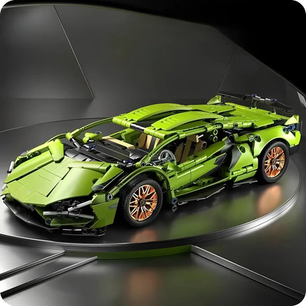Technical racing car model RC building block sports car 1:14 DIY supercar bricks Educational toys Children and adults gifts