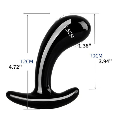 Unisex TPE Thumb Anal Butt Plug 3-Piece Set Prostate Massage Insert G-Spot Wearable Stimulation Sex Toy for Adults Men Women