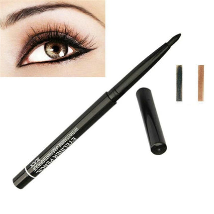 3Pcs Waterproof & Sweat-Proof Black Eyeliner Pencil - Long-LastingSmudge-Proof for Bold Eye Makeup, Easy Glide Formula for Perfe