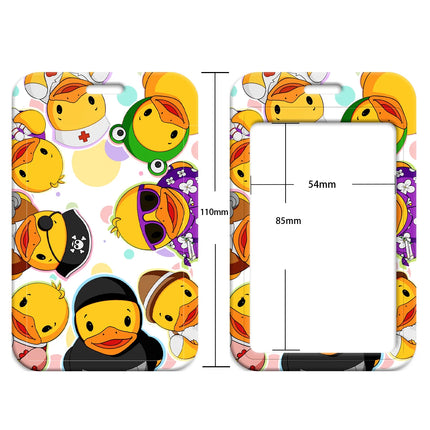 Cute Cartoon Cat Duck Neck Strap Lanyards For Keychain ID Credit Card Pass Animal Hang Rope Cell Phone Charm Accessories