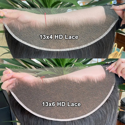Eva Hair 13x4/13x6 HD Lace Frontal Closures Human Hair 5x5/7x5 HD Lace Closure Pre Plucked Invisible HD Lace Melt Skins 2x6 HD