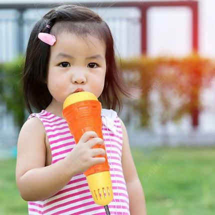Funny Kid's Echo Microphone Toys No Batteries Required Physical Echo Musical Early Education Toys Enlightenment Portable
