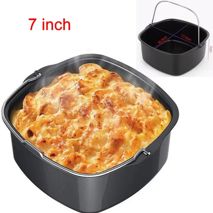 Air Fryer Rack for Ninja Dual 3pcs Layered Stainless Steel Grilling Rack Rectangle Hot Airfryer Basket Tray Accessories