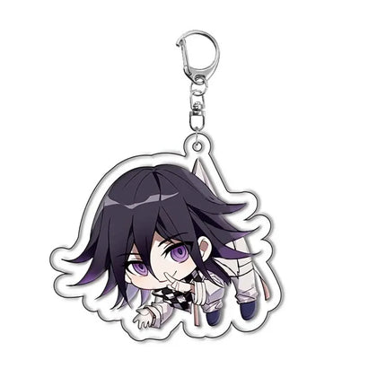 Danganronpa Double Sided Acrylic Keychain Fans Collection Anime Game Figures Nanami ChiaKi Nagito Komaeda Pendant Cute Trinket