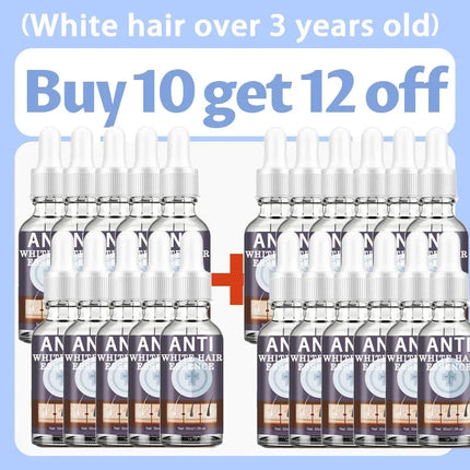 White hair killer, remove gray hair and restore natural hair color in 7 days