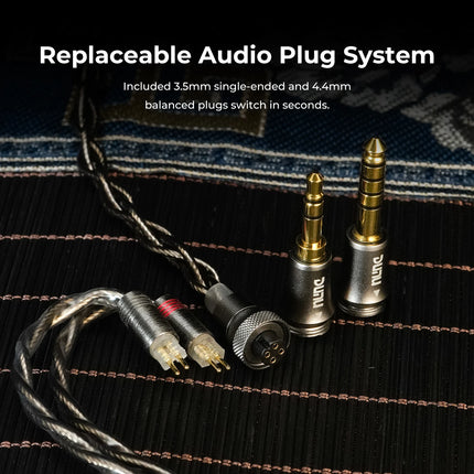 DUNU x KOTO ITO In-ear Earphones 2DD+2BA Hybrid Drivers IEMs with 4-Core Single-Crystal Copper Q-Lock Interchangeable Plug Cable