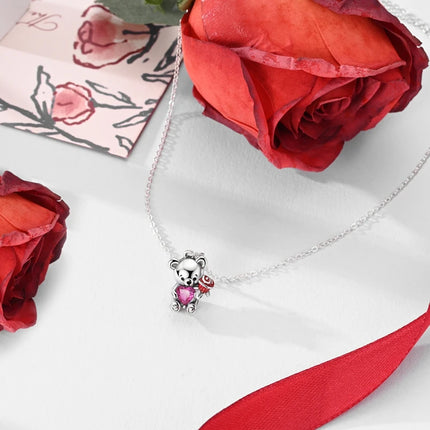 925 Sterling Silver Necklace Dreamcatcher Painting Plate Butterfly Necklace Fit Original Charms Fine Jewelry DIY Women Fashion