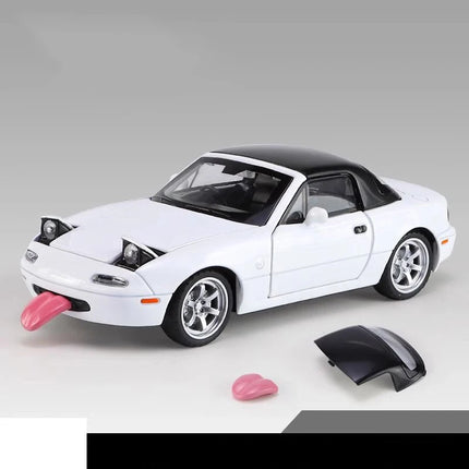 1:32 MAZDA MX-5 Alloy Diecast Racing Car Model Simulation Sound Light Children's Educational Toys Birthday Present For Boys