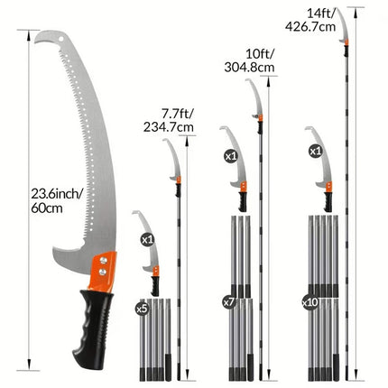 Manual Pruning Saw High Carbon Steel For Fruit Tree Logging Landscape Agriculture Tree Trimming Cutting Tool