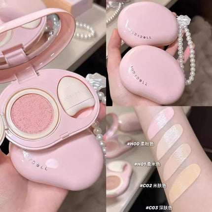 Judydoll Cosmetics Air Cushion  Brightener Facial Expansion Tear Drain Repair Foundation Make-up Pearl Delicate Makeup Concealer