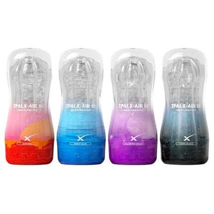 "Rainbow Tenga 3rd Gen – Red-Pill Transparent Male Masturbator, Penis Training Cup with Suction Stimulation"TPE material