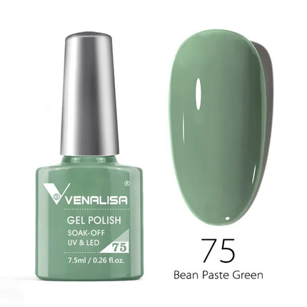 7.5ml Venalisa Nail Gel Polish HEMA FREE TPO FREE Full Coverage Semi Permanent Soak Off UV LED Gel Nail Polish Gel Varnish