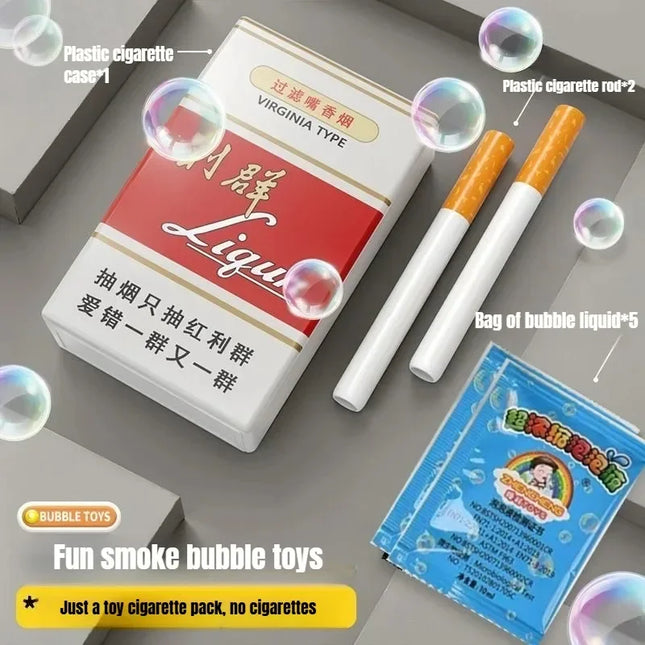 Simulated Toy Bubble Cigarette Box Creative and Funny Adult Decompression Cigarette Bubble Prank Abstract