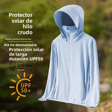 UPF50 UV Protection Ice Silk Cool Feeling Sun Protection Clothing Lightweight Breathable Fishing Jacket Outdoor Sports Shirt