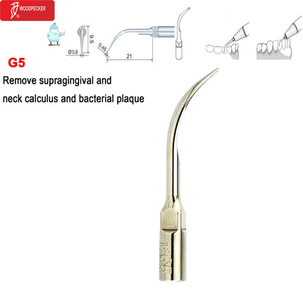 Original Woodpecker Dental Scaler Tips Ultrasonic Scaling Tip G1 G2 G3 G4 G5 G6 G7 G8 Fit For EMS UDS