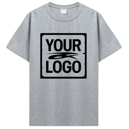 Customized Printed T-Shirt Tees DIY Your Own Design Like Photo Or Logo White T-Shirt Fashion Custom Men's Tops T-Shirt Clothing