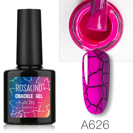 Crackle Gel Polish Cracking Nail Lacquer Quick Drying Nail Art Gel Manicure For UV Semi Permanent Base Top Coat
