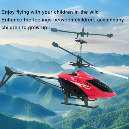 Rechargeable Mini RC Drone Remote Safe Fall-resistant RC Helicopters Drone Children Toys（No remote control battery）