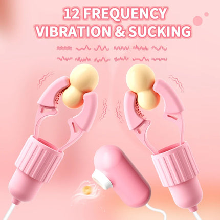 Gentle Nipple Pleasure Device – Dual Suction & Vibration for Sensitive Skin, Quiet Intimate Massager for Women, USB Rechargeable