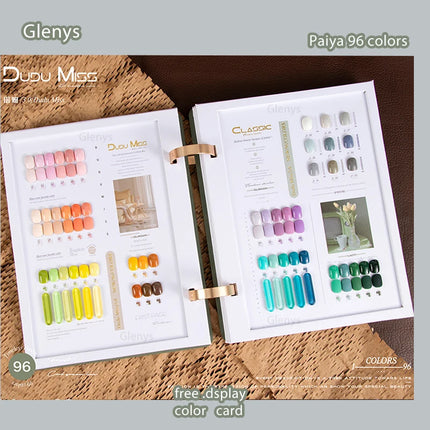 Glenys 96 color spring and summer nail polish gel nail salon wholesale gel nail polish set immersion ultraviolet LED gel varnish