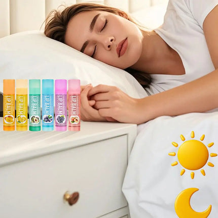 24Pcs Assorted Fruit Flavor Lip Balm Set Hydrating&Nourishing&Prevents Chapped Lips Care Dry Lips & Fine Lines Lip Balm