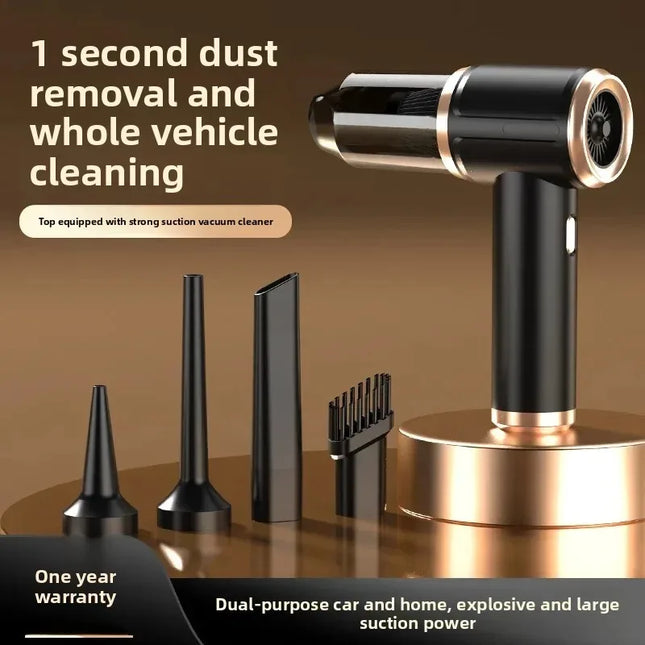 Mini Vehicle Vacuum Cleaner Handheld Car Vacuum Cleaner Rechargeable Multifunctional Wireless Dust Catcher Low Noise Dust Remover