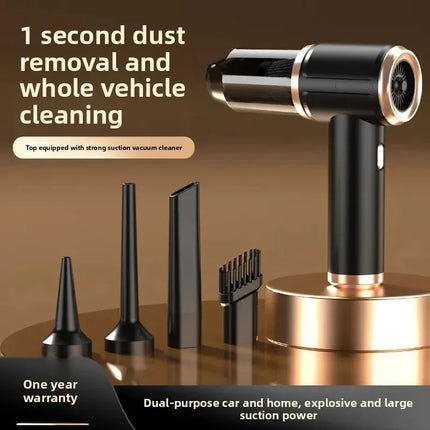 Mini Vehicle Vacuum Cleaner Handheld Car Vacuum Cleaner Rechargeable Multifunctional Wireless Dust Catcher LowNoise Dust Remover