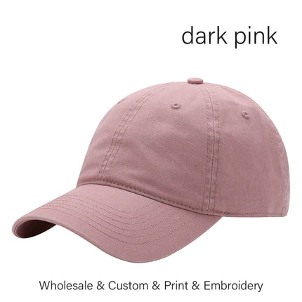 SLECKTON Custom Baseball Cap Fashion Letter Embroidery Sun Hats for Women and Men Cotton Design LOGO Wholesale Unisex Caps