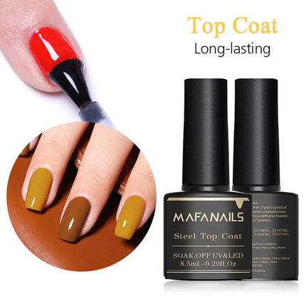 1/2pcs Nail Base Coat&Top Coat Gel Polish Sets 8.5ml Semi-permanent Nail Varnish Rubber Top Coat Base Coat Manicure Function Gel
