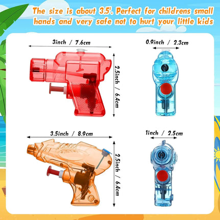 50/100 Pcs Bulk Water Gun for Kids Mini Colorful Summer Squirt Shooter Gun Swimming Pool Beach Water Fighting Watergun for Kids