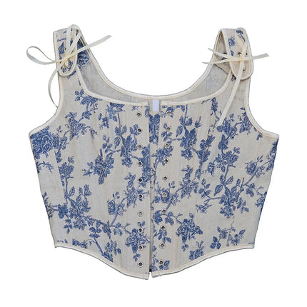 Fashion Lolita Shirt Women Corset Top Camis y2k Body Shaper Woman Clothing Blouses Sexy Waist Trainer Bustiers Ladies Underbust