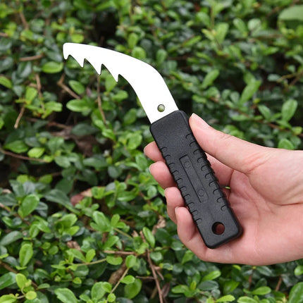 Garden Grass Rake Weeding Knife Convenient Weeding Sickle Household Manual Weeding Tool Stainless Steel